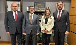 AK Parti Kars Heyetinden TBMM’de Milletvekili Adem Çalkın’a ziyaret