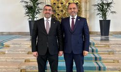 Pamukkale Rektörü Prof. Dr. Mahmut Güngör'den Milletvekili Adem Çalkın'a ziyaret