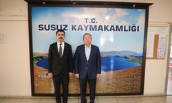 Kars Valisi Ziya Polat’tan Susuz Kaymakamı Muhammed Emin Tutal’a ziyaret