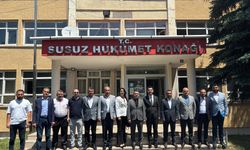 AK Parti Kars Milletvekili Adem Çalkın'dan Susuz Kaymakamı Muhammed Emin Tutal’a hayırlı olsun ziyareti