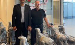 Almanya’daki gurbetçilerden Çay’a 15 adet engelli aracı
