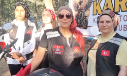 Aksaray'ın ilk ve tek kadın motorcular grubu festivalin gözdesi oldu