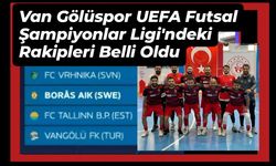 Van Gölüspor'un UEFA Futsal Şampiyonlar Ligi'ndeki rakipleri belli oldu