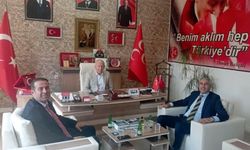Kaymakam Coşkun’dan MHP İlçe Başkanlığı’na ziyaret