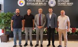 Beypazarı Kaymakamı Ünal Coşkun, Ticaret Odası’nı ziyaret etti