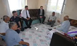 Kaymakam Türker’den Kore gazisine ziyaret