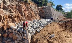 Ordu'da heyelanın tehdit ettiği güzergah korumaya alınıyor