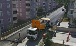 Fatsa'da Kutlukent Caddesi asfaltlandı