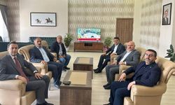 AK Parti Heyetinden Selim Kaymakamı Mehmet Ali Semiz’e ziyaret