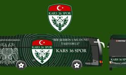 Kars36 Spor'un yeni takım otobüsünün sloganı taraftar oylarıyla belirlendi