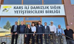 Kars Kent Konseyi, Damızlık Sığır Yetiştiricileri Birliğini ziyaret etti