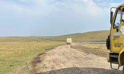 Çamçavuş Yayla Yolu'nda 2 kilometrelik stabilize yol ve menfez çalışması tamamlandı