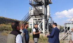 Kaymakam Mehmet Ali Semiz, Selim İlçe Özel İdare Şantiyesini ziyaret etti