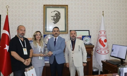 Festival heyetinden Kaymakam Zafer Şahin’e nezaket ziyareti