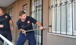 Apartmana yeni taşınan yaşlı çift alarma neden oldu