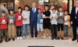 Vali Köşger, Kur’an kursu öğrencileriyle bir araya geldi
