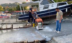 Bulancak Belediyesi kaçak balıkçı barınağını kapattı