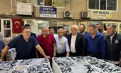 Balıkesir'de balık sezonu ilk mezatla açıldı