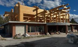 Arpaçay kütük ev projesi şekillenmeye başladı