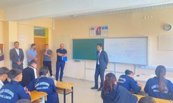 Kaymakam Enis Aslantatar'dan Sarıkamış Spor Lisesi’ne ziyaret