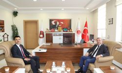 Kars Valisi Ziya Polat’tan Ağır Ceza Mahkemesi Başkanı Emrah Turan’a ziyaret
