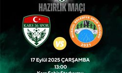 Kars 36 Spor'dan hazırlık maçı daveti