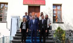 Kars Valisi Ziya Polat, TSKB Heyetini kabul etti