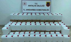 Antalya'da 500 litre kaçak alkol ele geçirildi