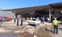 Demre'de toptancı halinde patlama: 1 ölü, 3 yaralı