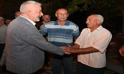 Isparta Belediye Başkanı Başdeğirmen Aşağıgökdere Köyünde vatandaşlarla buluştu