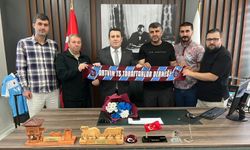 Artvin Trabzonspor taraftar derneğinden Artvin Cumhuriyet Başsavcısına ziyaret