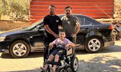 Engelli sandalyesine kavuşan Hüseyin: Ben de Mustafa Şahin amcam gibi Polis olacağım