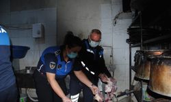 Şanlıurfa’da bozulmuş 1 ton et imha edildi