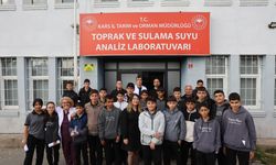 Haydar Aliyev Meslek Lisesi’nden toprak ve sulama suyu analiz laboratuvarına teknik ziyaret
