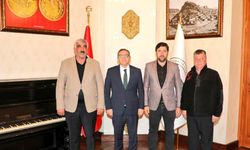 Kars Valisi Ziya Polat, iş dünyasının temsilcilerini makamında ağırladı