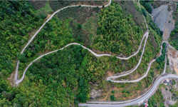Ordu Mesudiye' de 200 km yol modern görünüme kavuştu