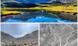 Artabel Gölleri Tabiat Parkı’nda ulaşımı kolaylaştıracak beton yol çalışmaları devam ediyor.