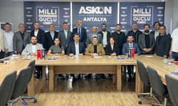 AK Parti Antalya il başkanı Ali Çetin’den ASKON ziyareti