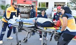 Kepez Belediyesi’nden gerçeğini aratmayan tatbikat