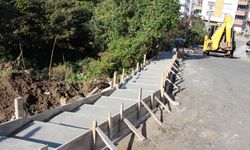 Giresun Belediyesi 100 metrelik merdiven yapıyor
