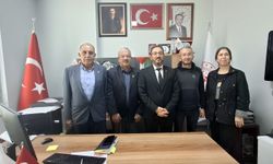 Muhtarlar Derneğinden İlçe Gençlik Spor müdürüne ziyaret: