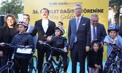 Bahçelievler'de gençlere bisiklet