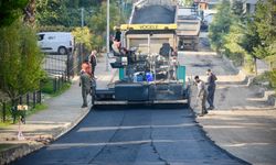 Giresun Belediyesi asfalt seferberliği devam ediyor