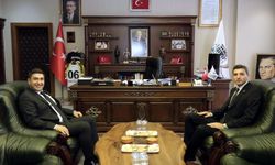 Kaymakam’dan belediye başkanına ziyaret