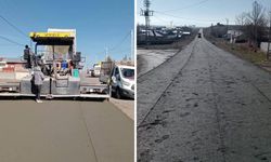 Kars Kümbetli Köyü’nde 4,5 kilometrelik beton yol çalışması sürüyor