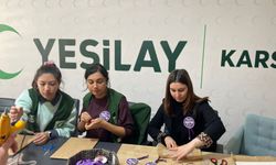 Yeşilay Kars Şubesi, “Kadına Yönelik Şiddete Hayır” mesajıyla dantel atölyesi düzenledi