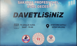 Sakarya’da ‘Profesyonel Boks Gecesi’ etkinliği