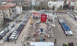 Amasya’da emniyet ve jandarmaya 71 yeni araç teslim edildi