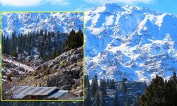 Giden Gelmez’de kış büyüsü