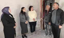 Aksu Belediyesi’nden yangın mağduru aileye destek